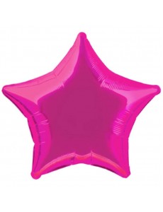 Balão Estrela Rosa Forte